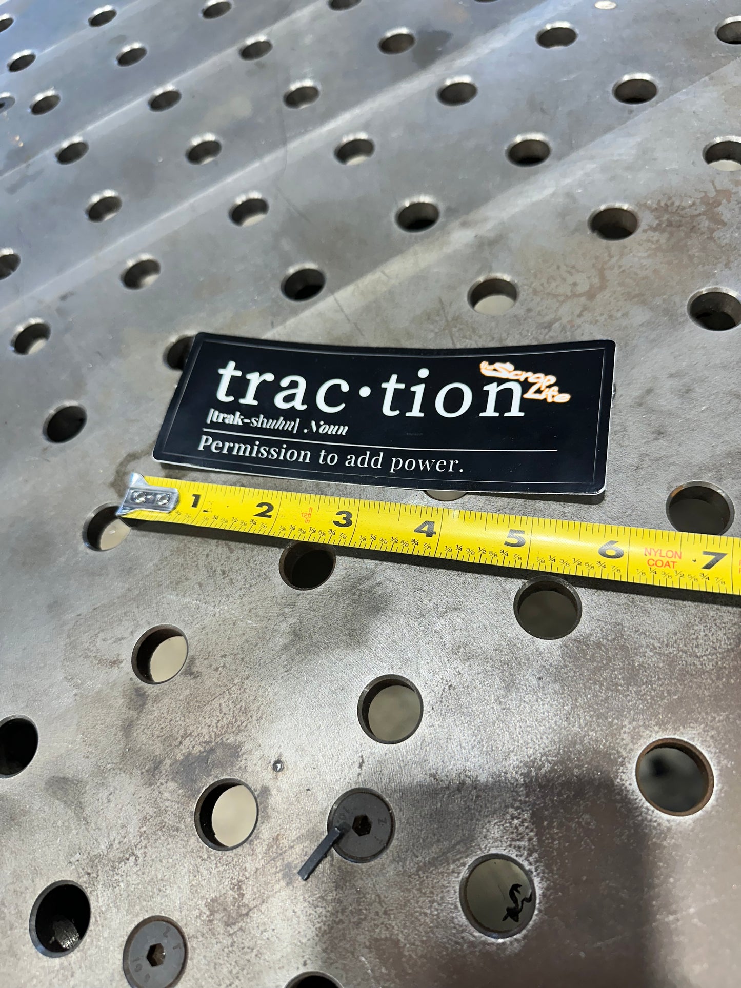 Traction: Permission To Add Power Sticker