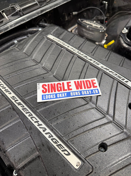 Single Wide Sticker