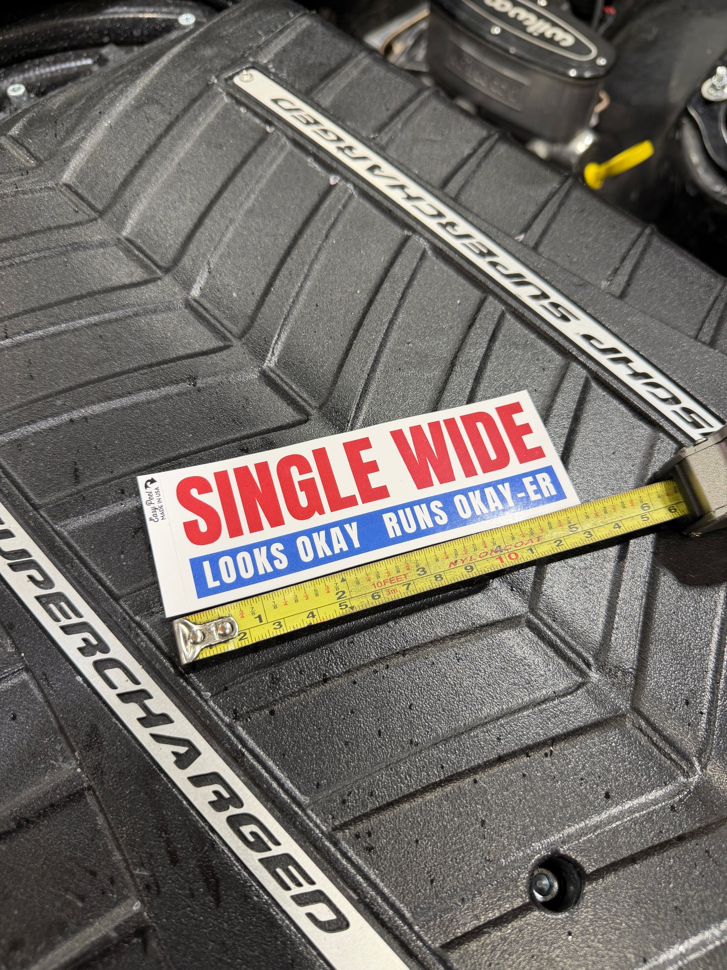 Single Wide Sticker